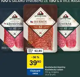 Tesco Kostelecké Uzeniny Kostelecký salám nabídka