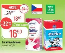 Globus Trvanlivé mléko plnotučné 3,5% nabídka