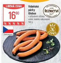 Globus Vídeňské párky Globus nabídka