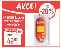Globus Na suché salámy Vcelku značky Váš Výběr nabídka