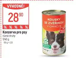 Globus Konzerva pro psy nabídka