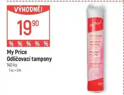 Globus My Price odličovací tampóny nabídka