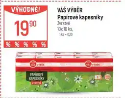 Globus Váš výběr Papírové kapesníky nabídka