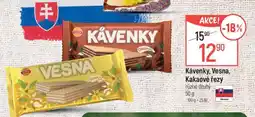 Globus Kávenky, Vesna, Kakaové řezy nabídka
