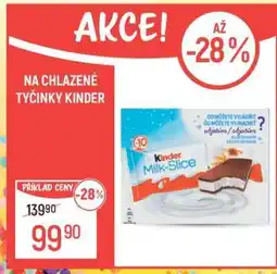Globus Chlazené tyčinky Kinder nabídka