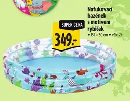 Albert Nafukovací bazének s motivem rybiček nabídka