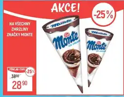 Globus Monte Ice Cream nabídka