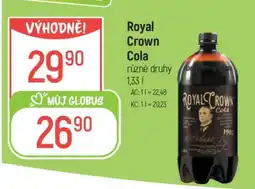 Globus Royal Crown Cola nabídka