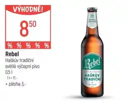 Globus Rebel Haškův tradiční světlé výčepní pivo nabídka
