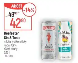 Globus Beefeater Gin & tonic nabídka