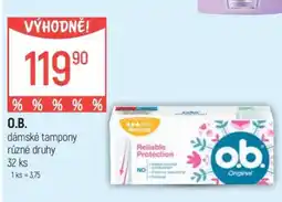 Globus O.B. DÁMSKÉ TAMPONY nabídka
