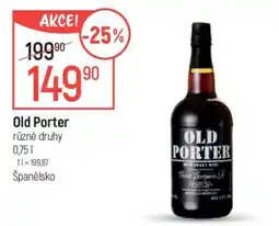 Globus Old Porter nabídka