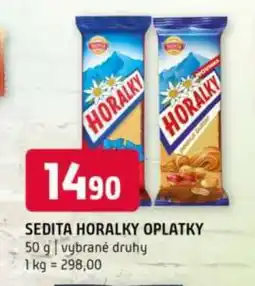 Terno Sedita Horalky oplatky nabídka