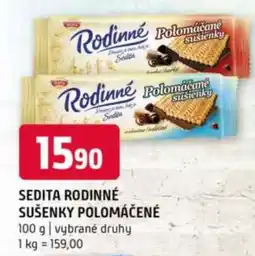Terno SEDITA RODINNÉ SUŠENKY POLOMÁČENÉ nabídka