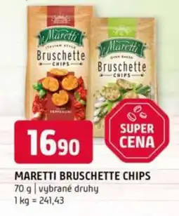 Terno Maretti Bruschette chips nabídka