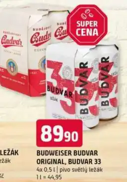 Terno Budweiser Budvar Original Budvar 33 nabídka