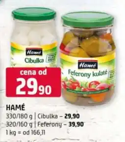 Terno Hamé Feferony kulaté nabídka