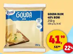 Penny Market Gouda blok 45% boni nabídka