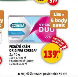 Penny Market Corega fixační krém nabídka