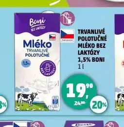 Penny Market Trvanlivé mléko 1,5% bez laktózy nabídka