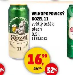 Penny Market Pivo velkopopovický kozel 11 nabídka
