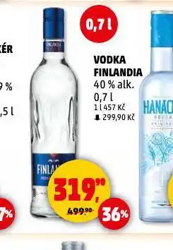 Penny Market Finlandia vodka nabídka