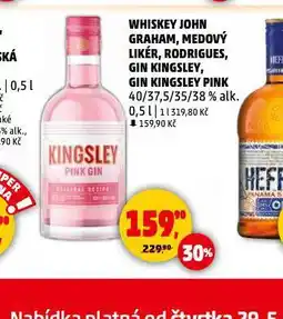 Penny Market Gon kingsley, gin kingsley pink nabídka