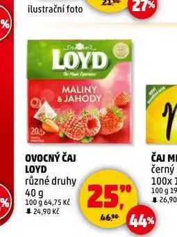 Penny Market Loyd ovocný čaj nabídka