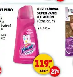 Penny Market Vanish oxi action odstraňovač skvrn nabídka