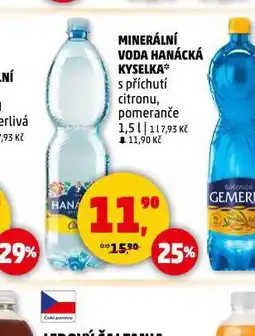 Penny Market Hanácká kyselka s příchutí nabídka