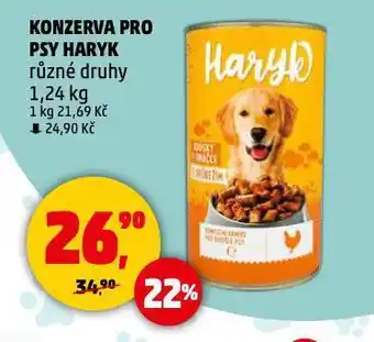 Penny Market Haryk konzerva pro psy nabídka