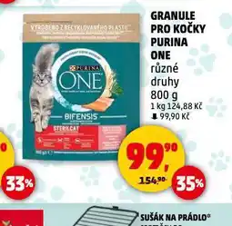 Penny Market Gourmet purina one granule pro kočky nabídka