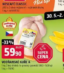 Terno Vodňanské kuře a nabídka