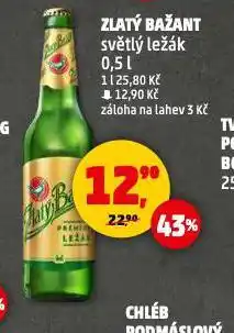 Penny Market Pivo zlatý bažant nabídka