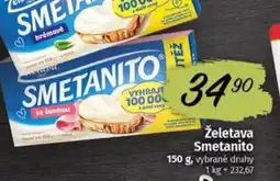 Coop Želetava Smetanito nabídka