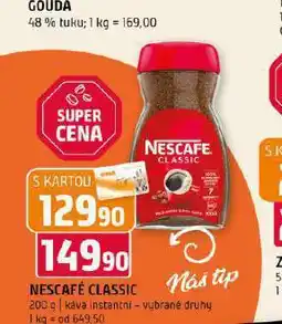Terno Nescafé classic instantní káva nabídka