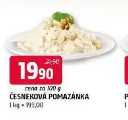 Terno Česneková pomazánka nabídka