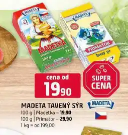 Terno Madeta tavený sýr primator nabídka