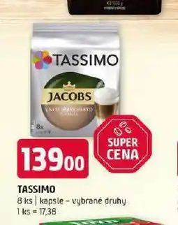 Terno Tassimo kapsle nabídka