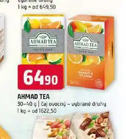 Terno Ahmad tea čaj ovocný nabídka