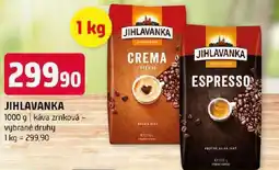 Terno Jihlavanka zrnková káva nabídka