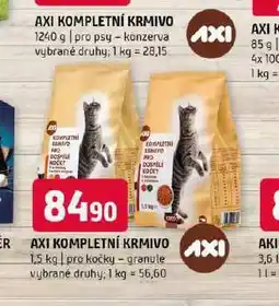 Terno Axi kompletní krmivo pro kočky nabídka