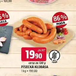 Terno Písecká klobása nabídka