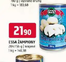Terno Essa žampiony krájené nabídka