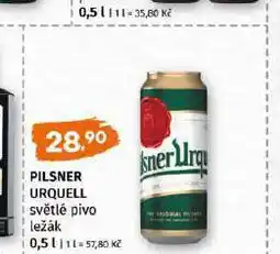 Terno Pivo pilsner urquell nabídka