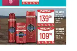 Globus Old spice sprchový gel nabídka