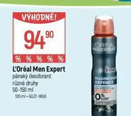 Globus Loreal men expert deodorant nabídka