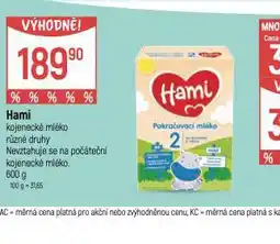 Globus Hami kojenecké mléko nabídka