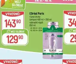Globus Loreal paris šampon nabídka