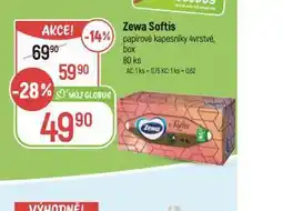 Globus Zewa softis papírové kapesníky nabídka